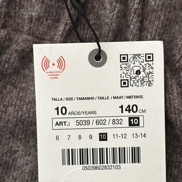 ZARA Kids | Taupe Gray | SOFT TOUCH BALLOON PANTS - Picture 6 of 9